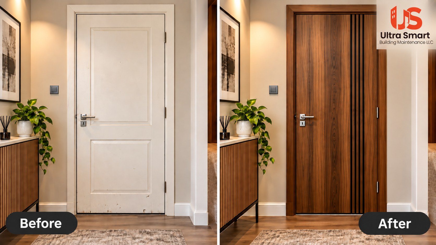 Professional Door Wrapping service in Dubai
